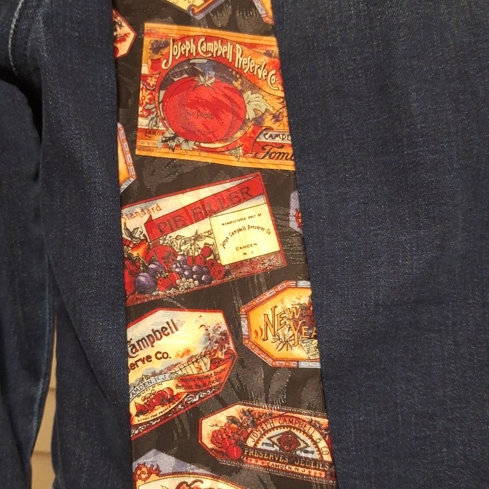 Campbell's Soup Vintage 1994 Tie excellent pre-loved condition